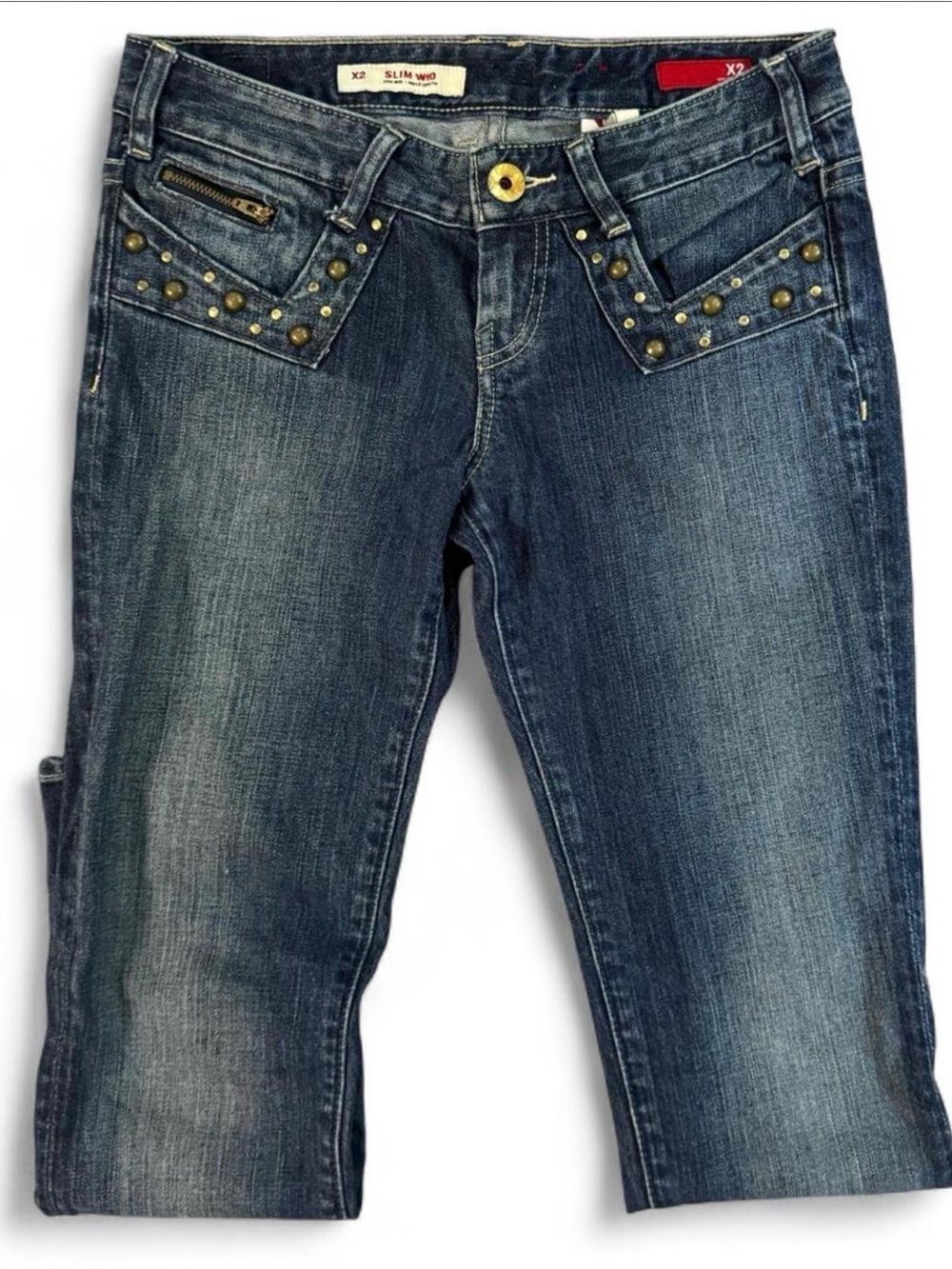 Vintage Y2K Studded Dark Wash Women’s Jeans